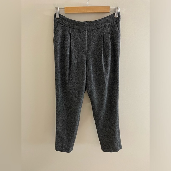 Babaton Cohen Wool Tapered Cropped Dress Pant Size 4 - Picture 3 of 9